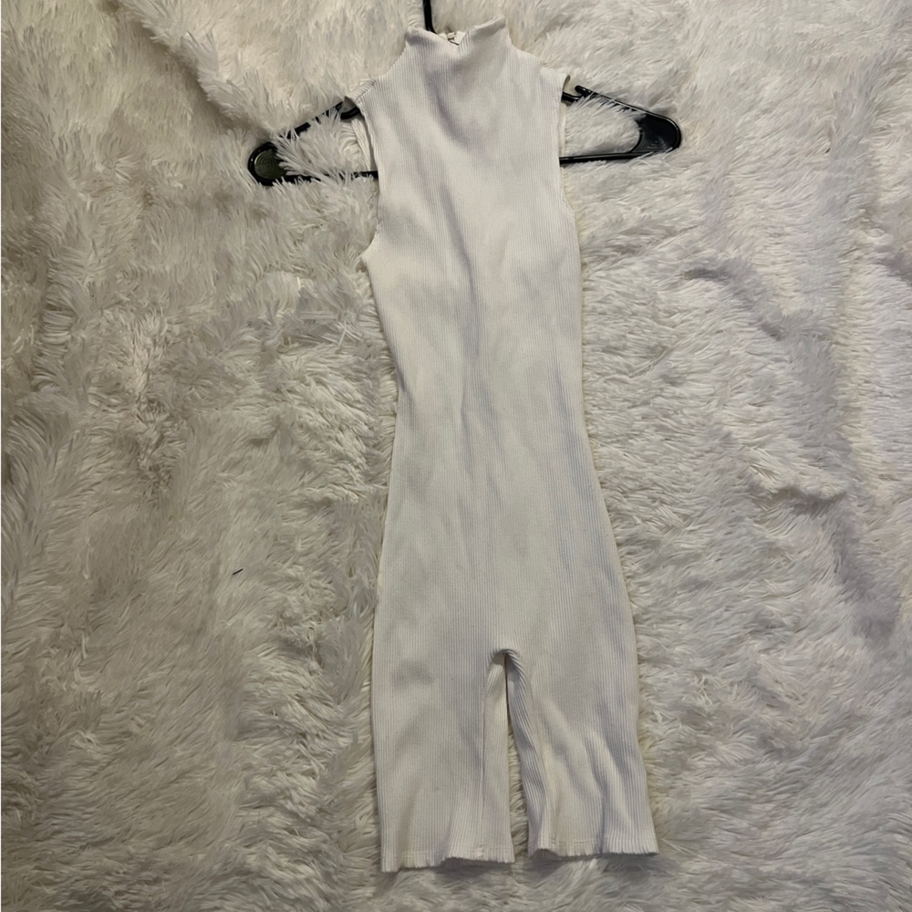 Ribbed baddieville jumpsuit